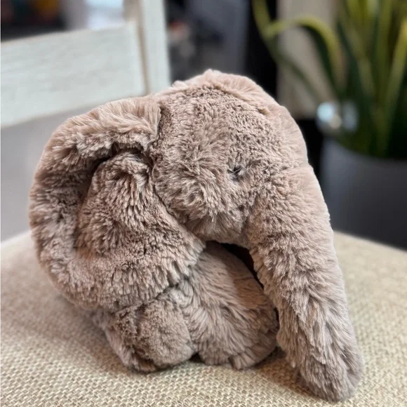Jellycat Tan Elephant Stuffed Animal - Picture 2 of 9